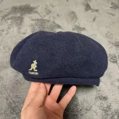 KANGOL SMU Wool Galaxy ベレー帽 Mネイビー タグ付き