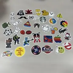 ポップカルチャー ステッカーセット 35枚