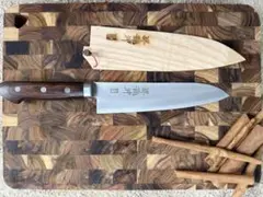 堺 龍神 牛刀 ステンレススチール 180mm 木製ハンドルのサムネイル