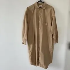 DANTON シャツワンピース ベージュ 36