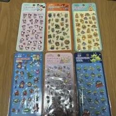 ディズニープクプクシール6枚セット