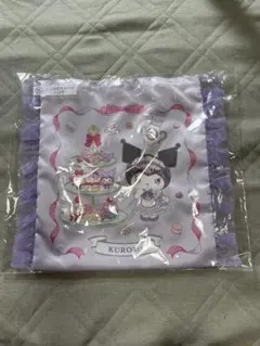 Kuromi フリル付きトートバッグ 紫