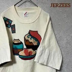 JERZEES ジャージーズ フリース スウェット USA 半袖 薄手 Lのサムネイル