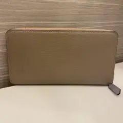 28059✨️ボナベンチュラ ラウンドファスナー 長財布 グレージュ