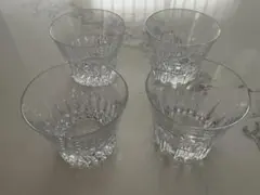 ボヘミアクリスタル タンブラー ヴィンテージ ハンドカット チェコ 5客