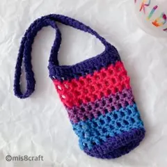 ハンドメイド PRIDEグッズ ボトルホルダー バイプライド 送料込み 匿名配送