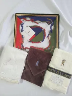 Chloé & Roberta di Camerinoハンカチ タオル６点セット