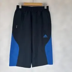 adidas ハーフパンツ ネイビー×ブルーのサムネイル