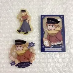 鬼滅の刃 AGF チェキ風プロマイド箔押し　ステッカー　我妻善逸