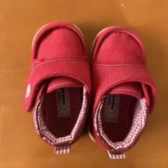 familiar kokku 赤 ベビーシューズ　13cm