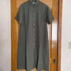 【美品】アーバンリサーチ ドアーズ リネン前開きシャツワンピース
