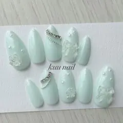 リボン ワンホン バラ 薔薇 フレンチガーリー シンプル パール