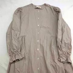 ♡ 约翰娜·米埃莉 棉质褶皱连衣裙 灰褐色系 女士