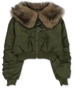 SPINNS バニティファーショート丈ブルゾン