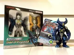 ソフビ　ウルトラマン　ウルトラマンエックス　ゴモラアーマー　サイバーゴモラ