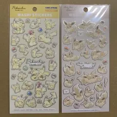 ポケモン　シール　和紙ステッカー　2枚セット