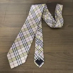 良品✨Burberrys ネクタイ ノバチェック ネイビー ウール100% - メルカリ