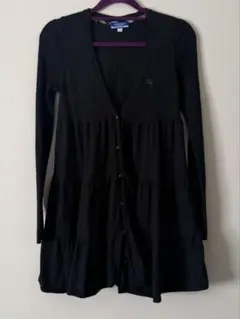 バーバリーブルーレーベル　リブ袖カーディガン 38