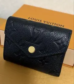 ルイヴィトン財布　モノグラムアンプラント　ポルトフォイユゾエ　ノワール