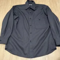 UNIQLO U フランネルチェックオーバーサイズシャツ