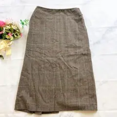 極美品✨ Max Mara カシミヤ混 スカート プリーツ 銀タグ 白タグ