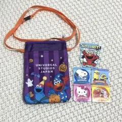 【非売品】USJ ユニバ　ハロウィン　ポシェット　チケットケース(おまけ付き)