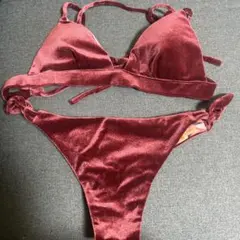 【期間限定値下げ】アリシアスタン　ベロアビキニ 上下セット