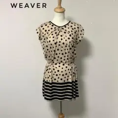 【新品タグ付き】Weaver チュニック ワンピース 【M】水玉のサムネイル