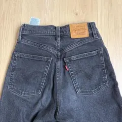 Levi's Ribcage Straight デニムパンツ ブラックのサムネイル