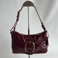 COACH コーチ 9639 レザー スタッズ ワンショルダーバッグ y2k - メルカリ