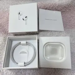 Apple AirPods（第3世代) 空箱 未使用ライトニングケーブル付