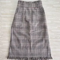 マジェスティックレゴン スカート チェック柄