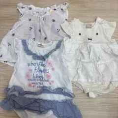 女の子　夏服ロンパースタイプ　３枚