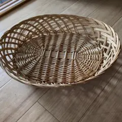 楕円形収納バスケット　インテリア