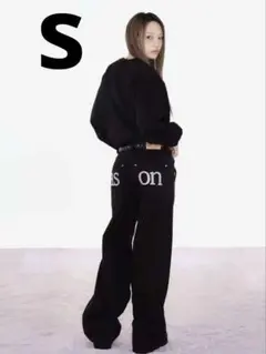 as"on アズオン SMOG WIDE PANTS ブラック 韓国s