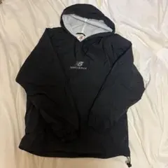 new balance フード付きナイロンジャケット ブラック