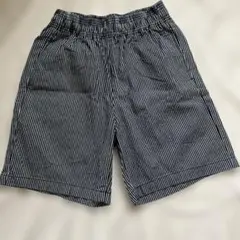 GU ストライプ柄 ショートパンツ ネイビー Sサイズのサムネイル