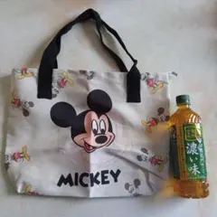 ディズニー トートバッグ ミッキーマウス チャック付き 新品 未使用