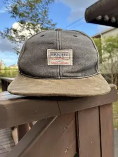 OLDキャップ　赤耳BLACK denim／cotton