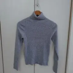 earth　music&ecologyグレー タートルネック Sサイズ