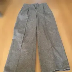 ★GU ワイドパンツ Lサイズ ポリエステル100%