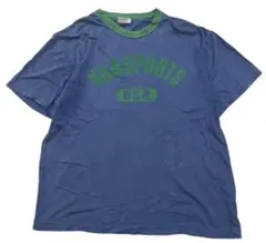 70s 80s van sports アーチロゴ リンガー tシャツ