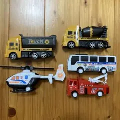 働く車　プルバックカー　セット