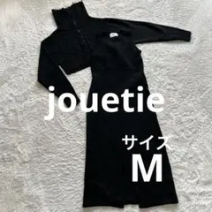 jouetie ハーフZIPロングニットワンピース