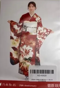 乃木坂46 菅原咲月 成人式個別 5枚セット コンプ 生写真