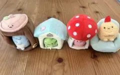 すみっこぐらしミニぬいぐるみ4つセット