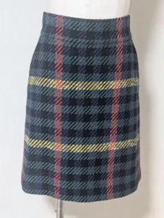 新品NEW「Jewel-Changes」ボトルグリーン系総チェック柄ミニスカート