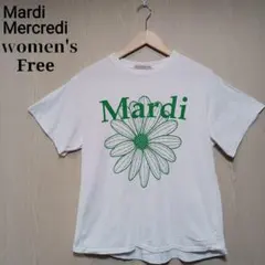 Mardi Mercredi レディースTシャツ フリーサイズ ホワイトのサムネイル