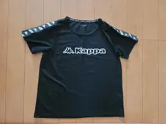 Kappaレディース ブラック 半袖TシャツLサイズ美品
