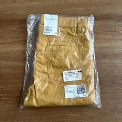 H&M レギュラーフィットツイルパンツ135イエロー